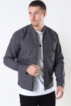 Tailored & Originals Shayan Bomber Kurtki Med Grey Melange