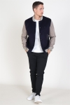 Les Deux Varsity Bomber Kurtki Navy