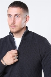 Kronstadt Carlo Half Zip Dzianina Charcoal