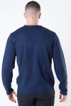 Only & Sons Xmas 7 Funny Front Badge Dzianina Dress Blues