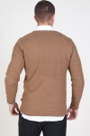 Clean Cut Aberdeen Crew Neck Dzianina Warm Sand Melange