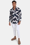 Clean Cut Sälen 56 L/S Koszule Navy