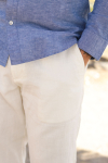 Selected Brody Linen Pants Cloud Dancer