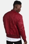 Urban Classics Bomber Kurtki Burgundy