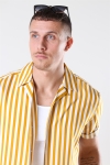Only & Sons Wayne Striped Viscose Koszule Golden Spice