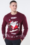 Solid Neel CC Dzianina Wine Red