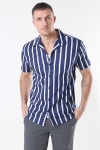 Kronstadt Cuba Koszule Gr. 87 S/S Dark Blue/White