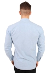 Clean Cut Rooney Flannel Henley Koszule Light Blue