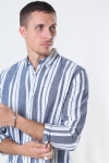 Clean Cut Sälen 146 LS Koszule Blue/Off White