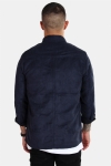 Kronstadt Johan Zip Suede Koszule Navy