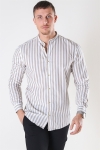 Only & Sons Matthew LS Stripe Manderine Koszule Chinchilla