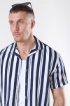 Clean Cut Bowling 6 SS Koszule White/Navy