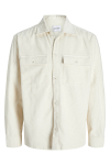 Jack & Jones Perfect Corduroy Overshirt Antique White