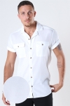 Only & Sons Andrew Waffle Koszule S/S White