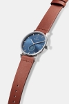Triwa Blue Ray Falken Zegarki Brown Classic Silver Buckle