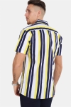 Kronstadt Cuba S/S Gr. 76 Koszule White/Yellow/Navy