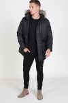 Solid Decker Parka Kurtki Black