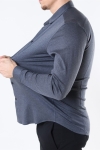 Mos Mosh Marco Jersey Koszule Dark Grey Melange