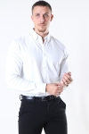 Selected Slim Oliver Knit Flex Koszule LS Bright White