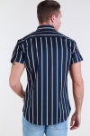 Clean Cut Sälen 127 SS Koszule Navy/Honey Mustard