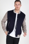 Les Deux Varsity Bomber Kurtki Navy