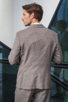 Selected SLIM OASIS LINEN BLAZER Dark Sand Melange
