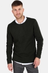Clean Cut Aberdeen Crew Neck Dzianina Dark Green Melange