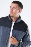 Rains Fleece Zip Puller Kurtki Grey Melange