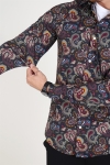 Only & Sons Frederik L/S Paisley Stretch Koszule Phantom