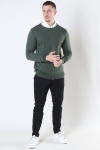 Clean Cut Copenhagen Merino Wool Crew Dzianina Army Melange