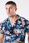Solid Brando S/S Cuba Tropic Koszule Insignia Blue