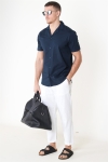 Solid Brando Poplin Koszule SS Insignia blue