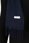 Selected Tope Wool Szaliki Dark Navy
