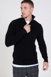 Clean Cut Osin ½ Zip Dzianina Black