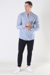 Only & Sons Matthew LS Stripe Manderine Koszule Dark Blue