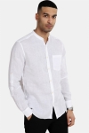 Only & Sons Luke LS Linen Mandarine Koszule White