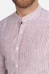 Kronstadt Dean Henley Stripe Koszule Red