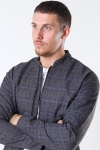 Tailored & Originals Shayan Bomber Kurtki Med Grey Melange