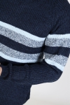 Only & Sons Cesco 5 Struc Stripe Dzianina Dress Blues