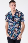Solid Brando S/S Cuba Tropic Koszule Insignia Blue