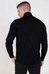 Selected Merino Rullekrave Dzianina Black
