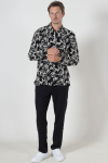 ONLY & SONS Sandoro Regular Fit Rope Shirt Jet Black
