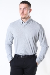 Selected Slim Oliver Knit Flex Koszule LS Medium Grey Melange