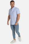 Kronstadt Johan Oxford Stripe S/S Koszule Navy