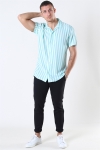 Jack and Jones Tyler Koszule SS ORG Aqua Sky