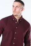 Kronstadt Johan Diego Cotton Koszule Bordeaux Mel