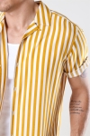 Only & Sons Wayne Striped Viscose Koszule Golden Spice