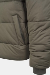 Urban Classics Hooded 2-Tone Puffer Kurtki Dark Olive/Black