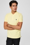 Selected Aro S/S Embroidery Polo Koszule W Noos Mellow Yellow