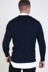 Tailored & Originals Mont O-neck Dzianina Insignia Blue